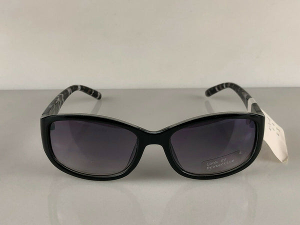 Black Leopar Pattern Sunglasses Women Retro Running Driving Glasses