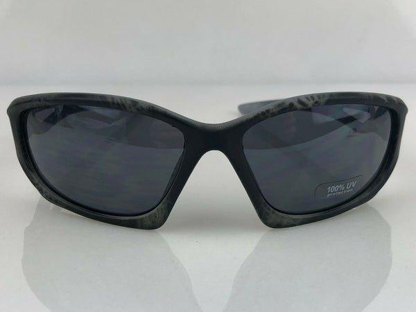 Polarized Black Sunglasses Men Retro Sport Running Driving Glasses